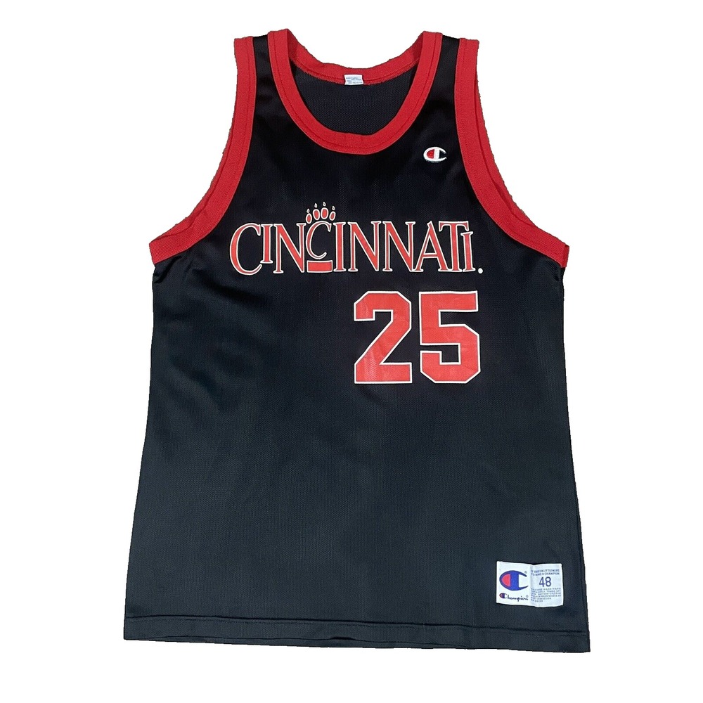 VTG Champion Danny Fortson Cincinnati Bearcats Jersey #25 Black Adult 48/XL